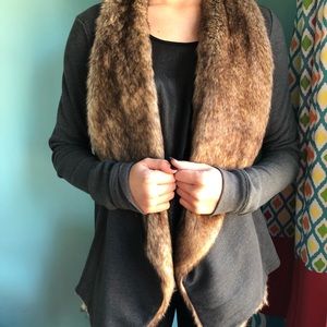 Fur Lined Cardigan